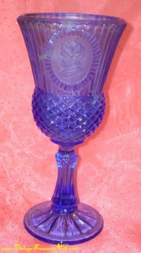 Avon Martha Washington Vintage 1976-1977 Bicentennial Commemorative Royal Blue Fostoria Coin Glass Goblet <b><span style='color:red'> *****PRIORITY MAIL SHIPPING INCLUDED – DOMESTIC ORDERS ONLY!***** </span></b><span style='color:purple' Image for Avon Martha Washington Vintage 1976-1977 Bicentennial Commemorative Royal Blue Fostoria Coin Glass Goblet <b><span style='color:red'> *****PRIORITY MAIL SHIPPING INCLUDED – DOMESTIC ORDERS ONLY!***** </span></b><span style='color:purple'